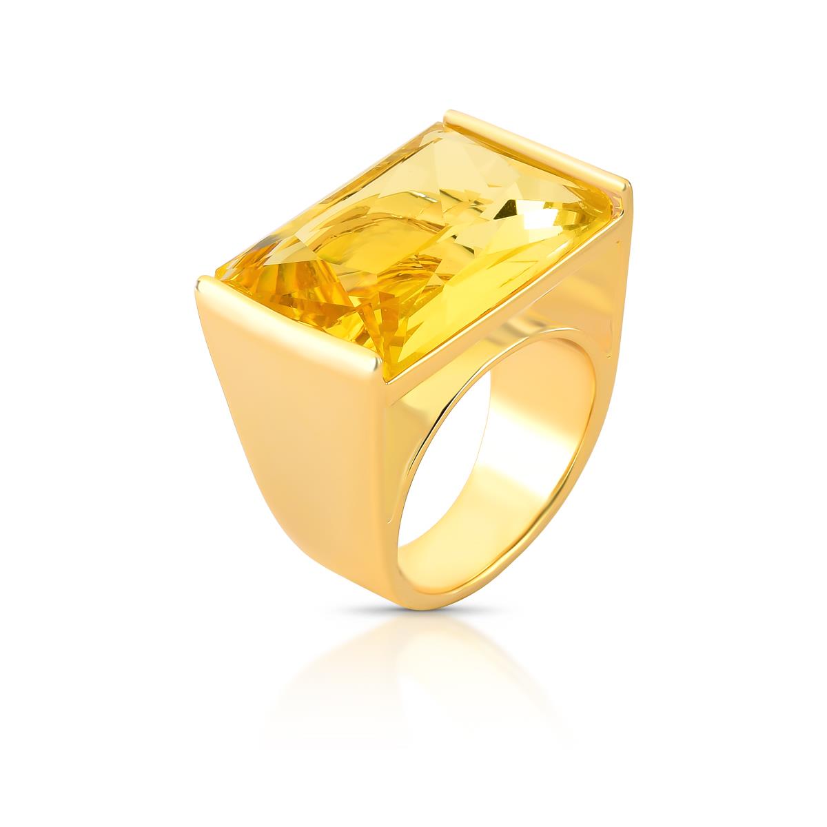 Anel Cristal Inspiração Tiffan