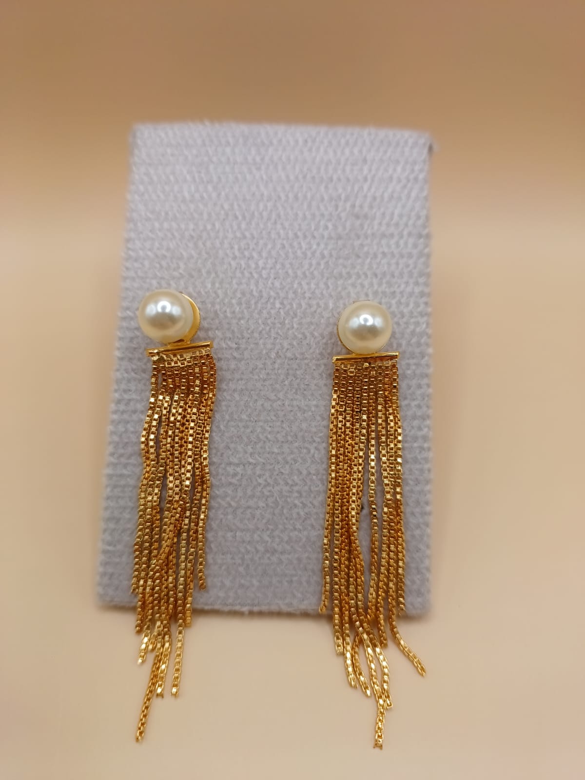 Brinco Franja Perola