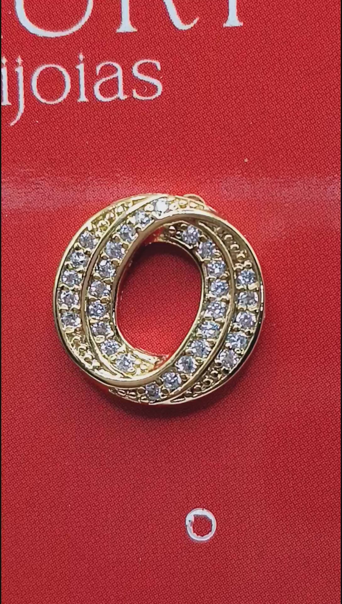 Brinco Redondo Cravejado Zircônia