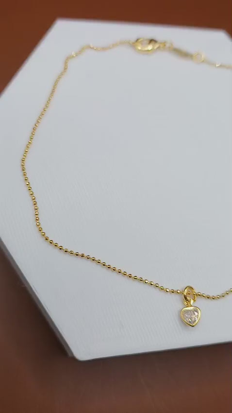 Tornozeleira Coração