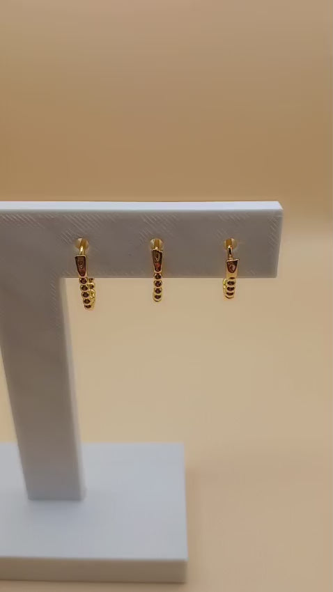 Trio de Argolas Texturizadas