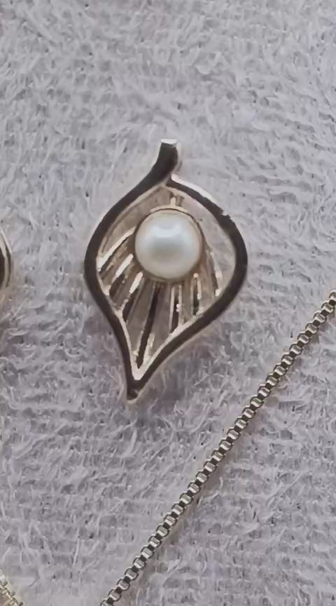 Conjunto Folha com Pérola