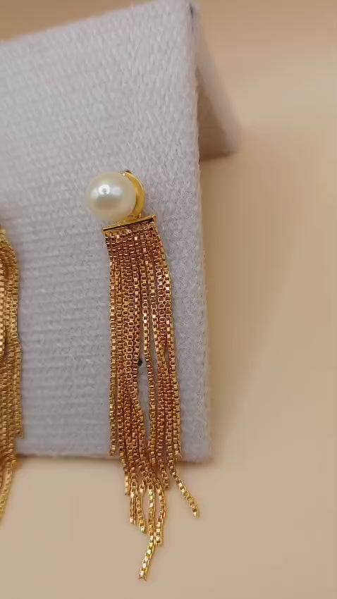 Brinco Franja Perola