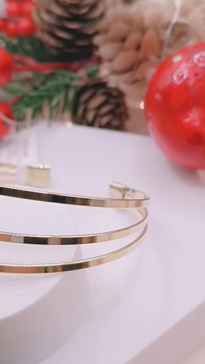 Bracelete Três Fios