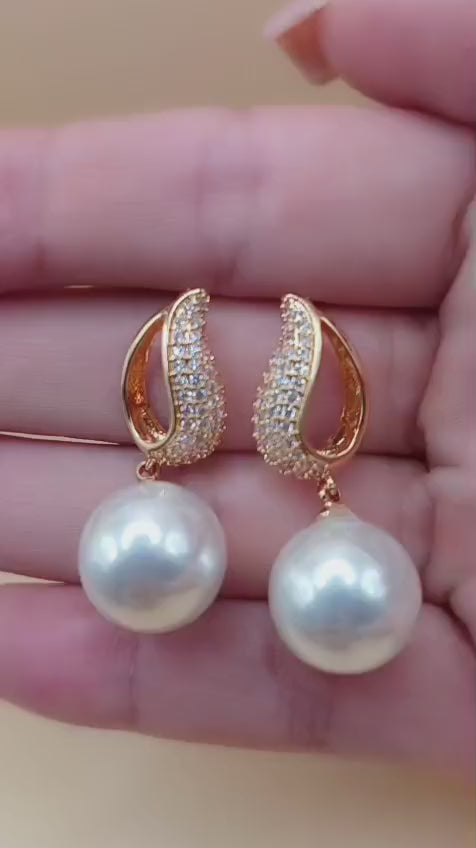 Brinco Gota com Perola