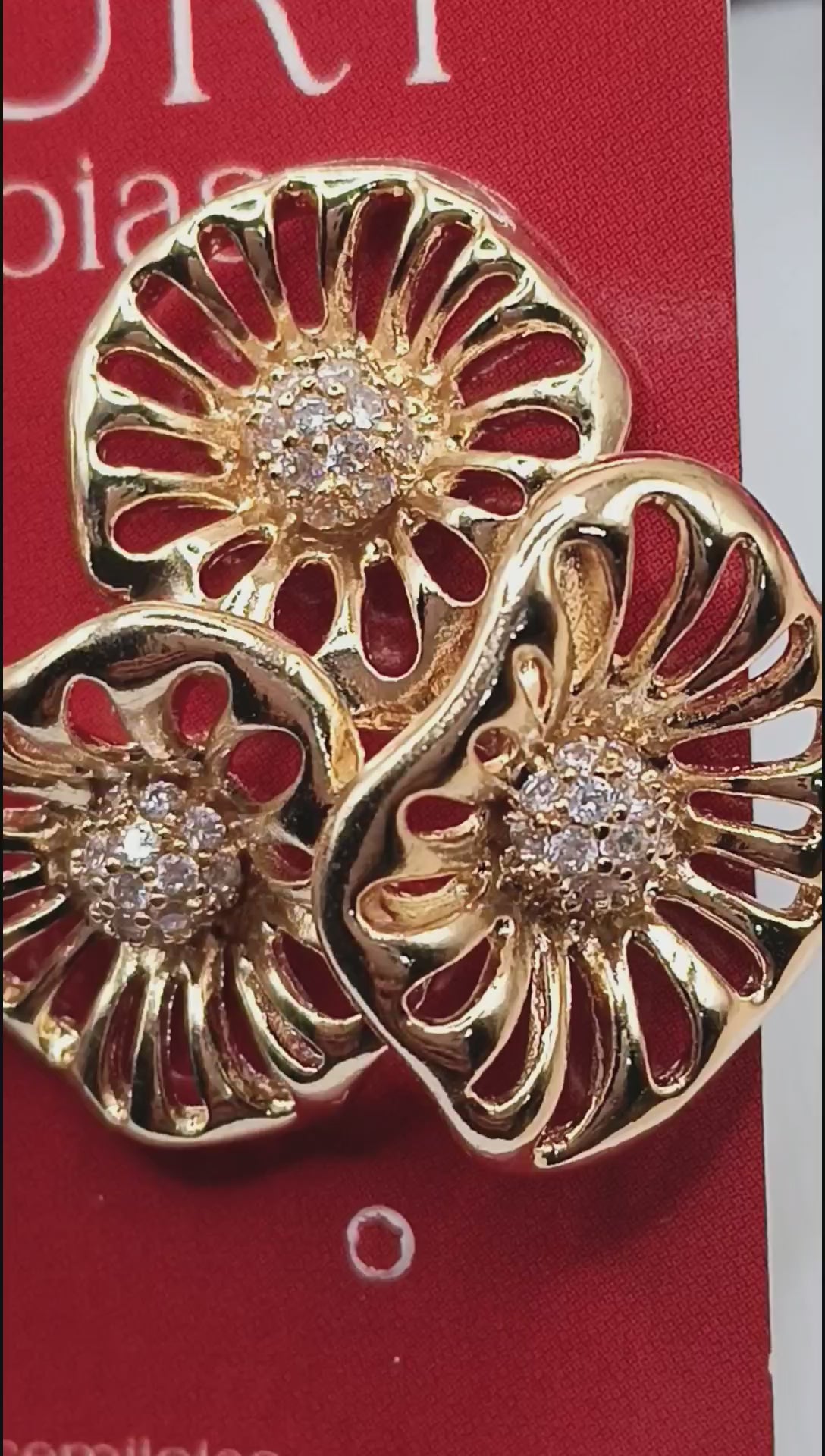 Brinco Maxi Trio de Flor