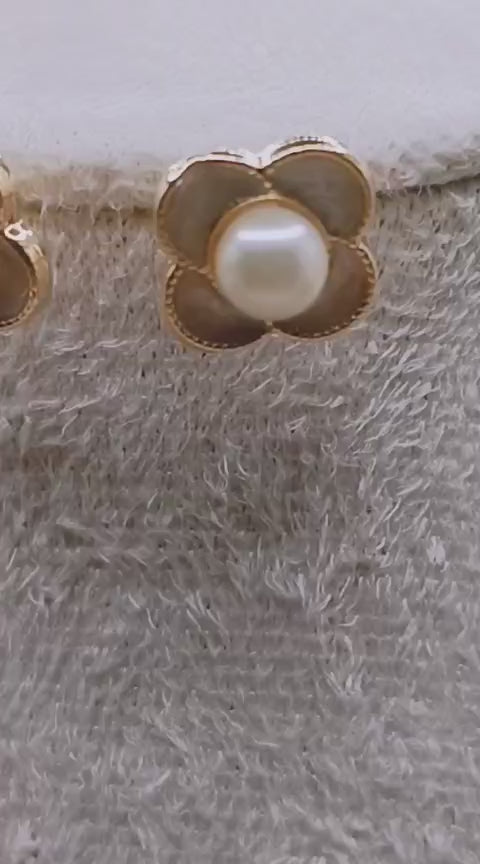 Conjunto Flor Madre Perola