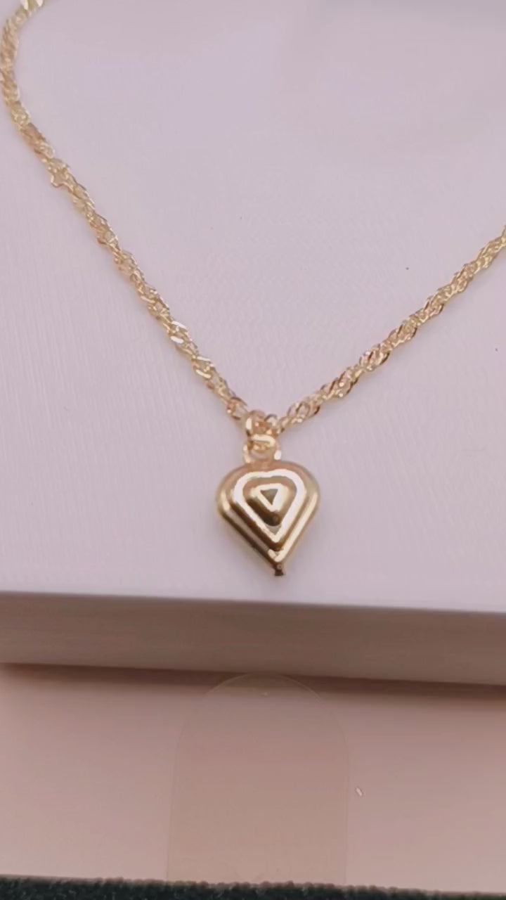 Tornozeleira Pingente Coração