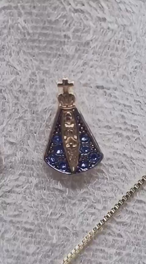 Conjunto Nossa Senhora com Manto Azul