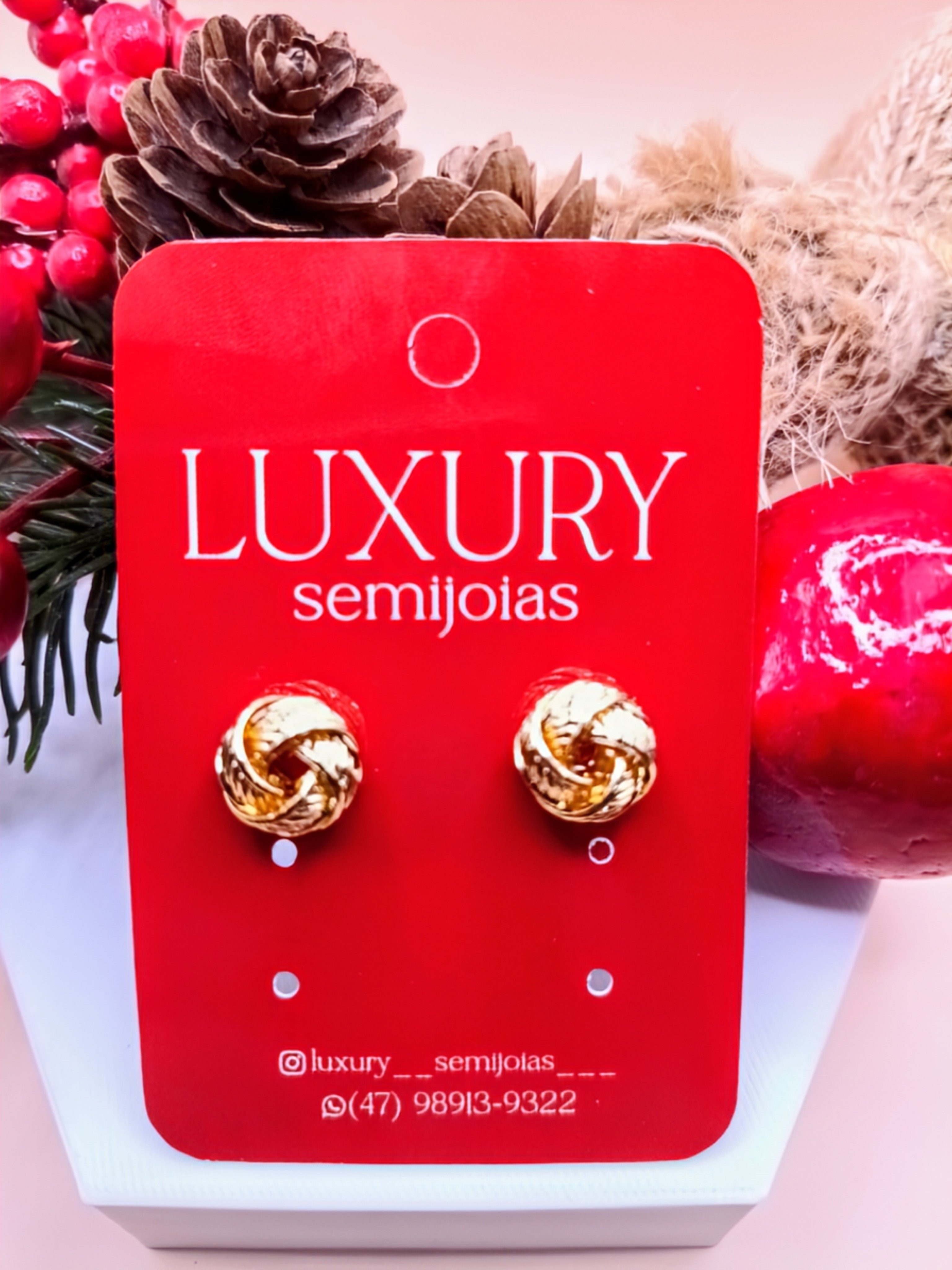 Brinco Redondo Elos Pequeno