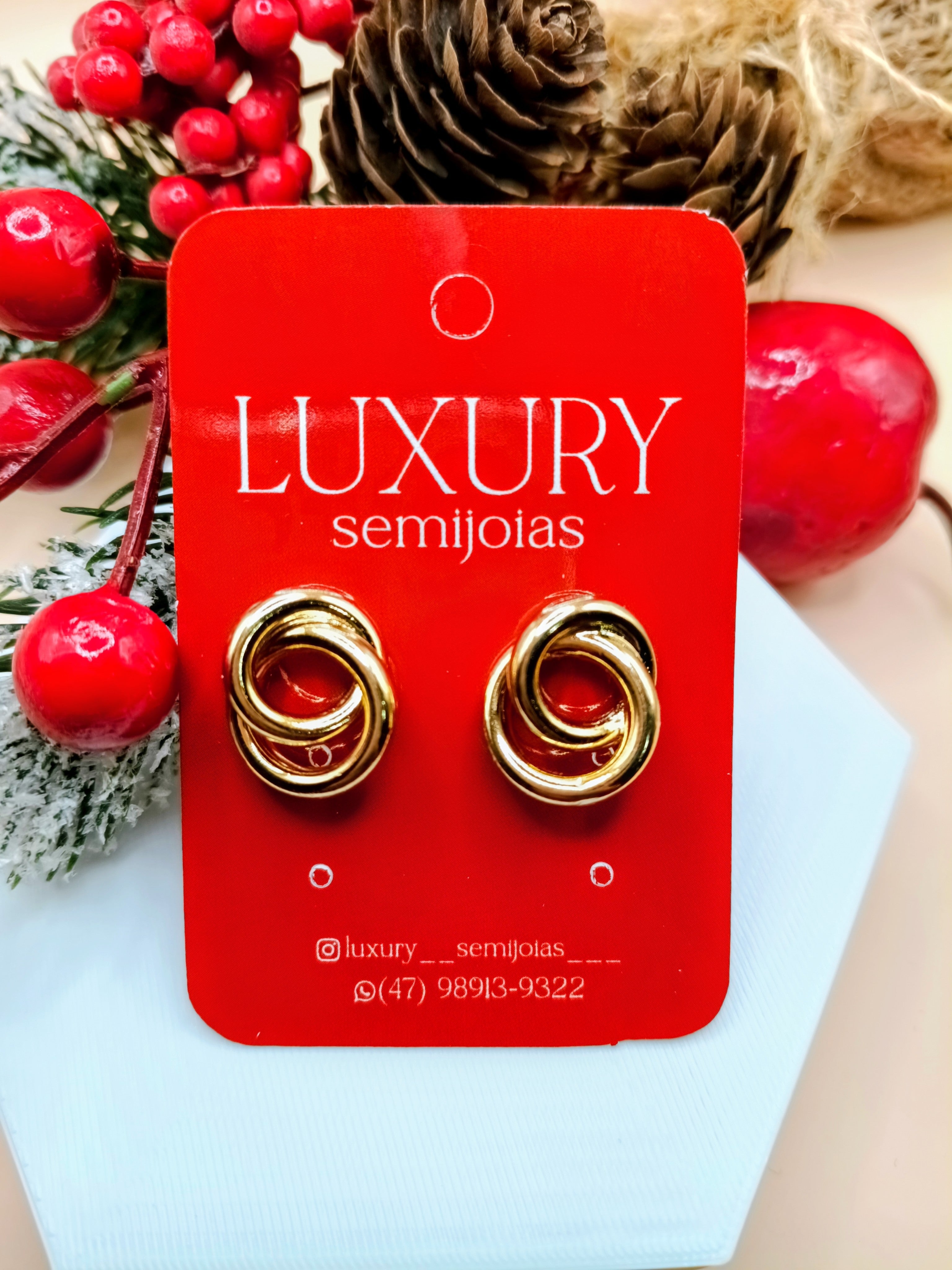 Brinco Entrelaçado Orgânico